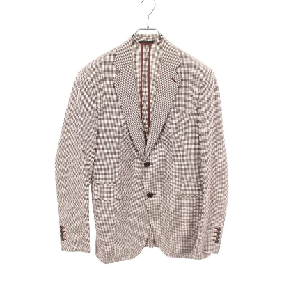 Hermes Checkered Tailored Jacket Silk #338768H55B
